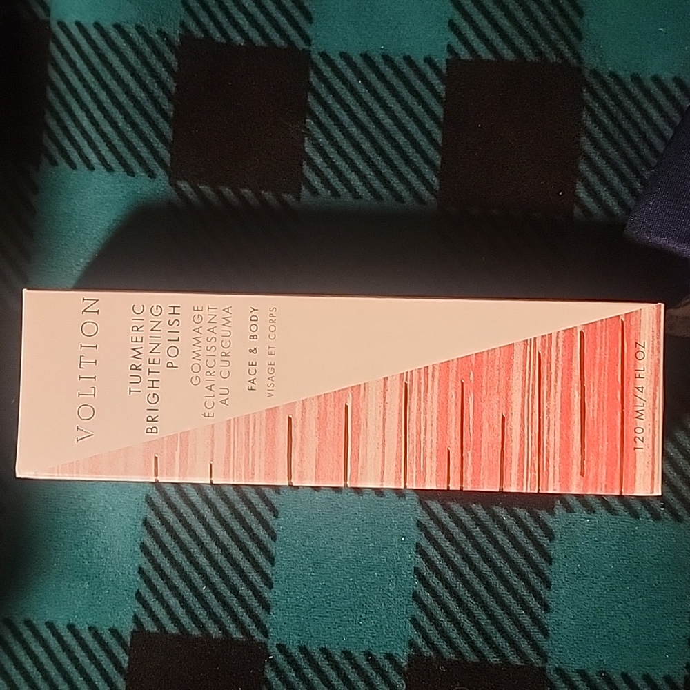 Volition turmeric brightening polish